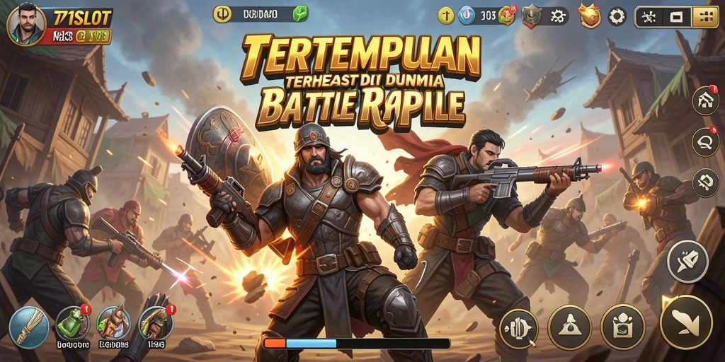 Gameplay seru di pertempuran Battle Royale 171SLOT.