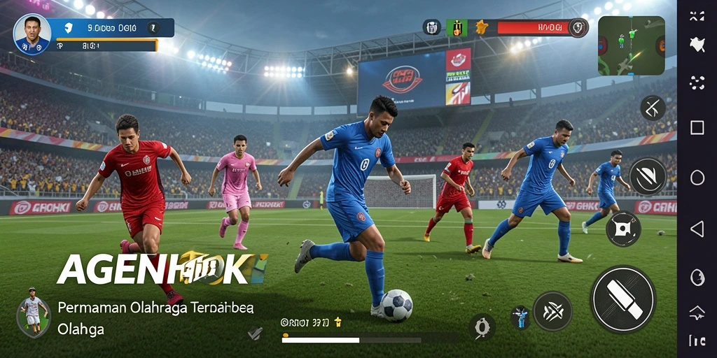 Tampilan gameplay menegangkan dalam AGENHOKI yang menarik perhatian pemain.