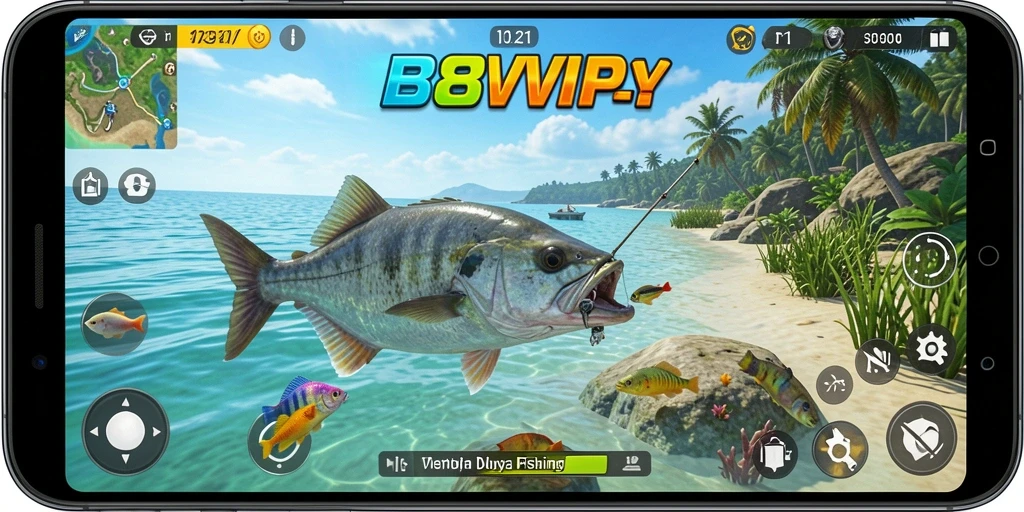 Tangkapan ikan yang megah dalam gameplay B8VIP.