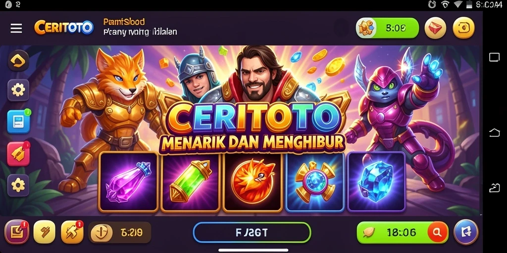 Screenshot gameplay CERITOTO yang menunjukkan keseruan bermain Slot.