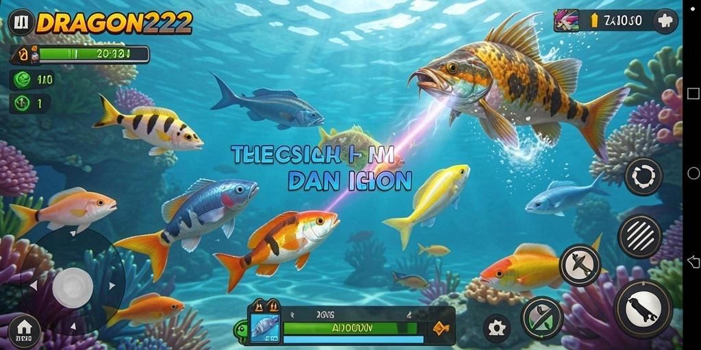 Tampilan gameplay menembak ikan yang seru dan mendebarkan di DRAGON222.