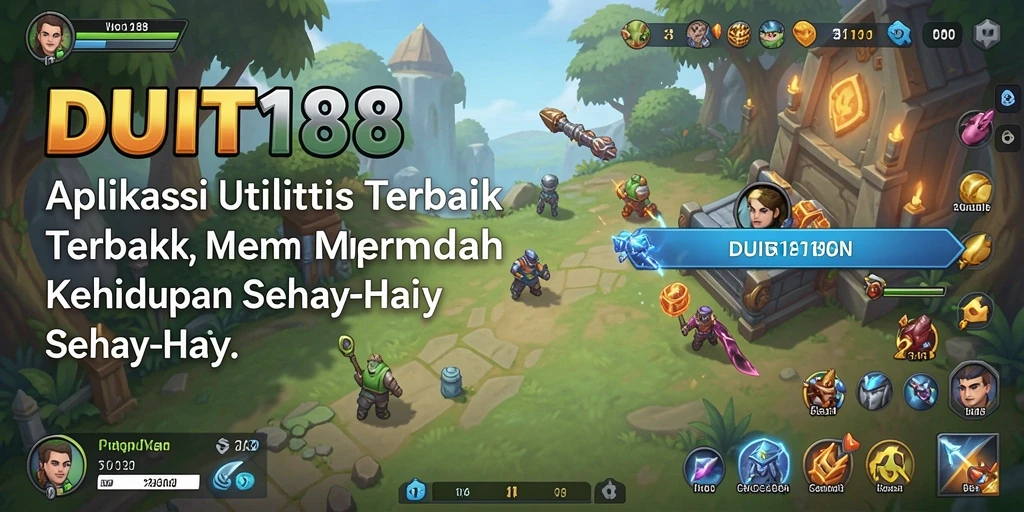 Tampilan antarmuka pengguna DUIT188 yang intuitif dan mudah dipahami.