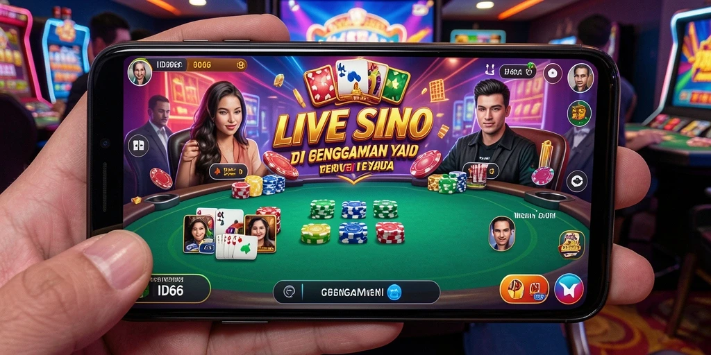 Tampilan gameplay seru di ID66 dengan dealer langsung