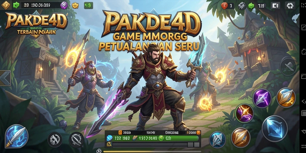 Gameplay seru di dunia fantasi PAKDE4D