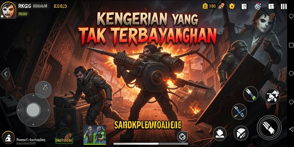 Gambaran gameplay RKGG yang mencekam dan menegangkan.