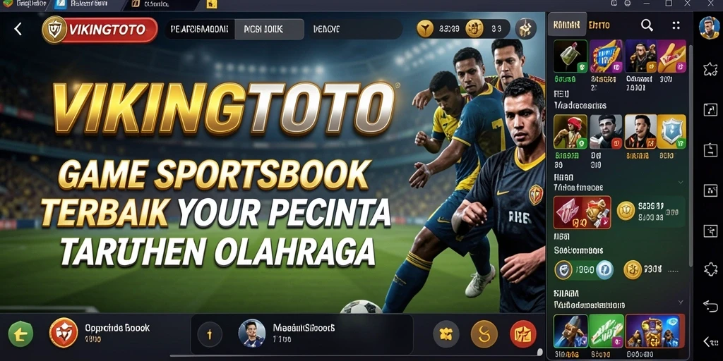 Tampilan utama VIKINGTOTO dengan berbagai pilihan taruhan olahraga.