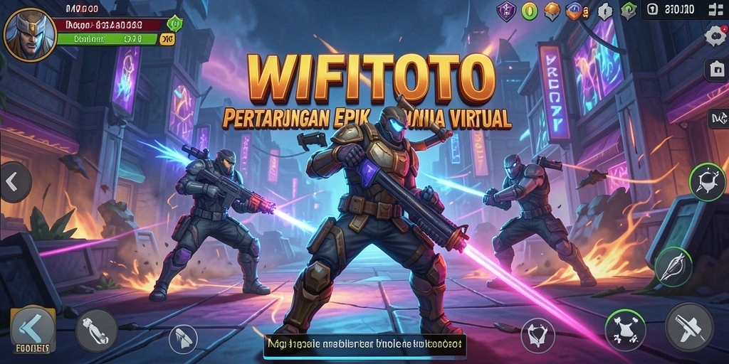 Tampilan gameplay mendebarkan dari WIFITOTO yang menampilkan pertarungan seru.